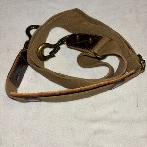 Brown Canvas Men's Belt